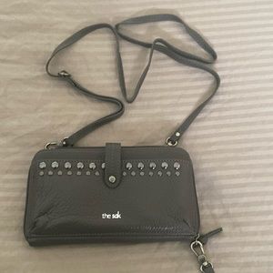 The Sak large wallet wristlet adjustable strap